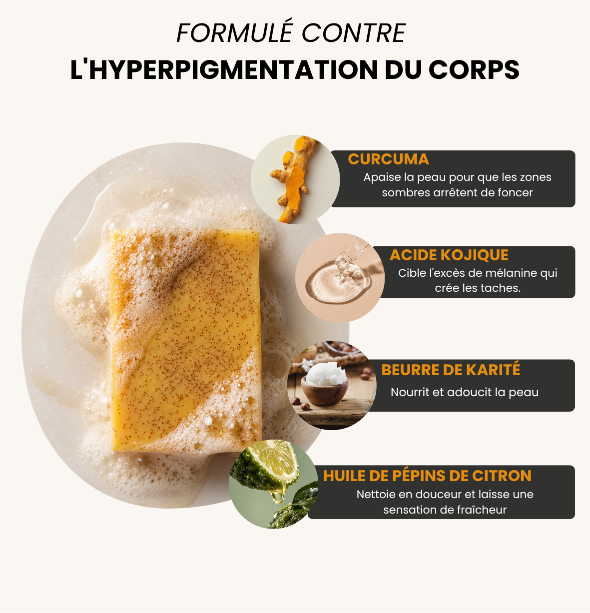 Le savon qui s'occupe des tâches que tu as depuis des années